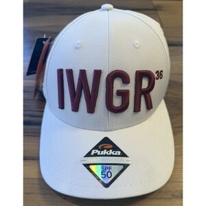 IWGR 36 Indian Wells Golf Resort Pukka SPF 50 Golf Hat Country Club Adjustable